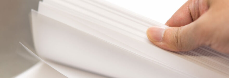La ramette de papier